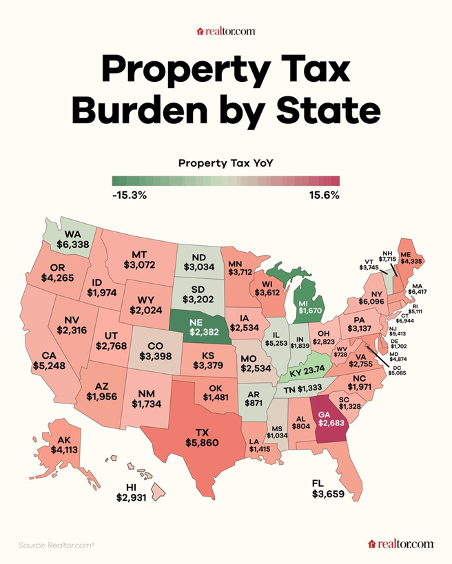 【全米No.1の住みやすさ】固定資産税が最も低いのはウェストバージニア州！